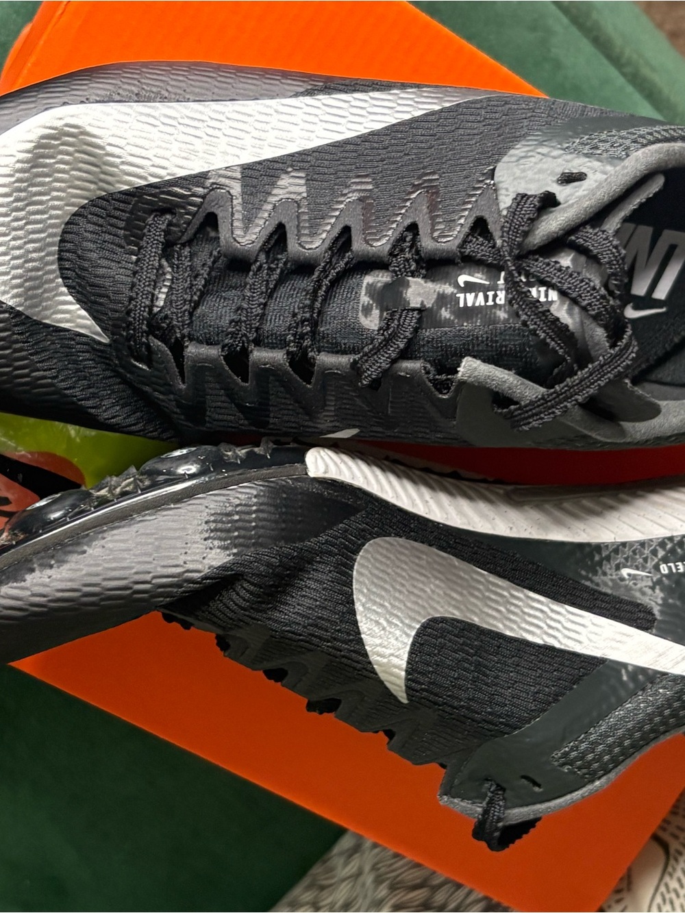 Nike Rival Track Spikes, worn once, Unisex M5.5 W7.0